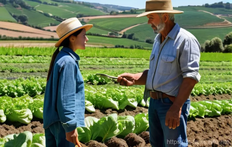 농산물품질관리사 직무별 연봉 차이 분석 - **Prompt: A professional, clean, and well-lit image of an experienced food safety manager in an agri...